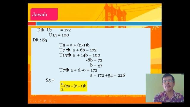 Matematika Kelas 8 Pola, Barisan dan Deret Bilangan Materi Pembelajaran SMPN 3 Mojogedang