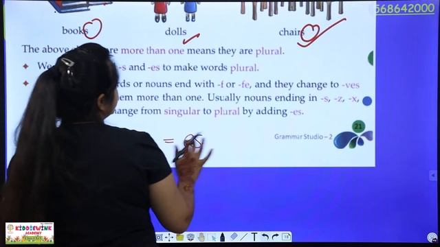 Class 2 | English Grammar | Chapter 6 - Singular & Plural