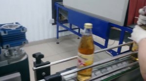 Автоматическая линия розлива газированных напитков в стеклянную тару