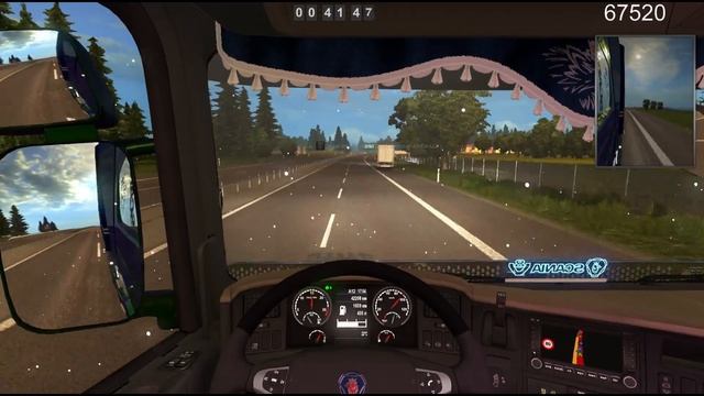 ETS2 MP - Челлендж "100 тонн за час" (стрим) #17 смотреть онлайн