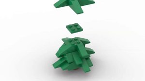 LEGO. Как построить Дерево, елку на рождество из лего. Полибег 10069 #lego #tutorial #bricklady