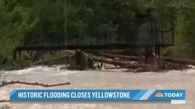 Yellowstone National Park Closed ‘Indefinitely’ Following Flooding смотреть онлайн