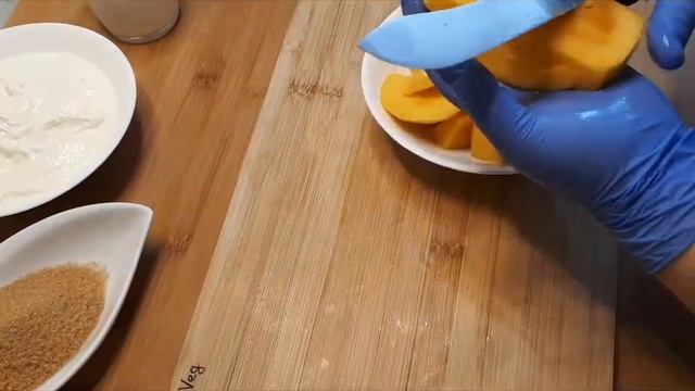 Mangolassi from fresh mango/Mangolassi aus frischer Mango/Манголасси из свежего манго смотреть онлайн