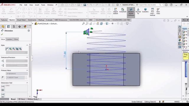 3D CAD of Hexagonal Nut in Solidworks | CAD with Mohsin
