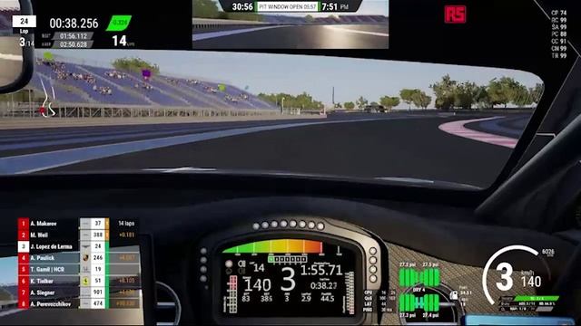 🚥 ACC Хардкорная гонка на Paul Ricard с участием NWS eSports — Jaime López дерется за подиум! 💨🔥