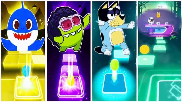 Baby Shark Vs Bluey Bingo Vs Ninja Turtles Vs Talking Tom ! 🎶 Who Is Best? смотреть онлайн