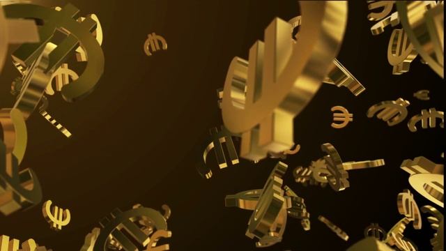 Euro Symbols Falling Down Free video Background Loop - VJ Loops for Background смотреть онлайн