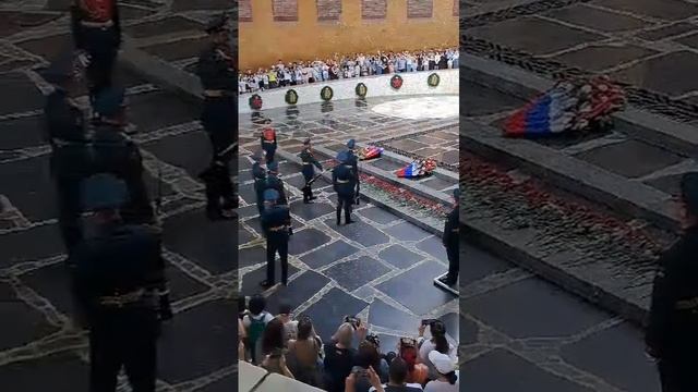Сталинград,Мамаев курган,смена караула!