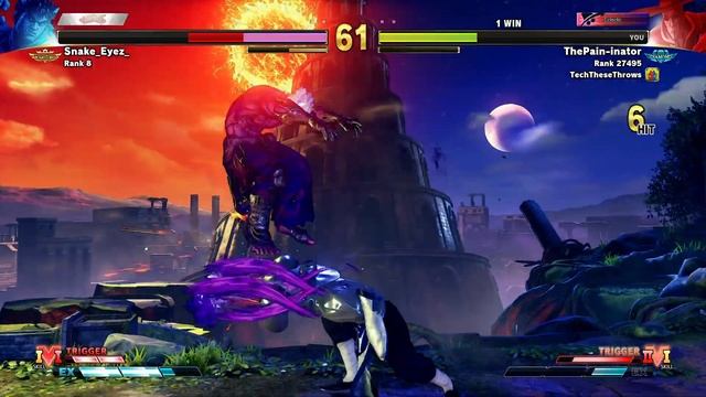 (SFV) Snake Eyes(Kage) vs Diamond Fang смотреть онлайн