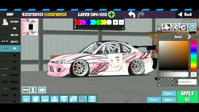 Livery Itasha Airani Iofifteen Hololive fr legendsNoName