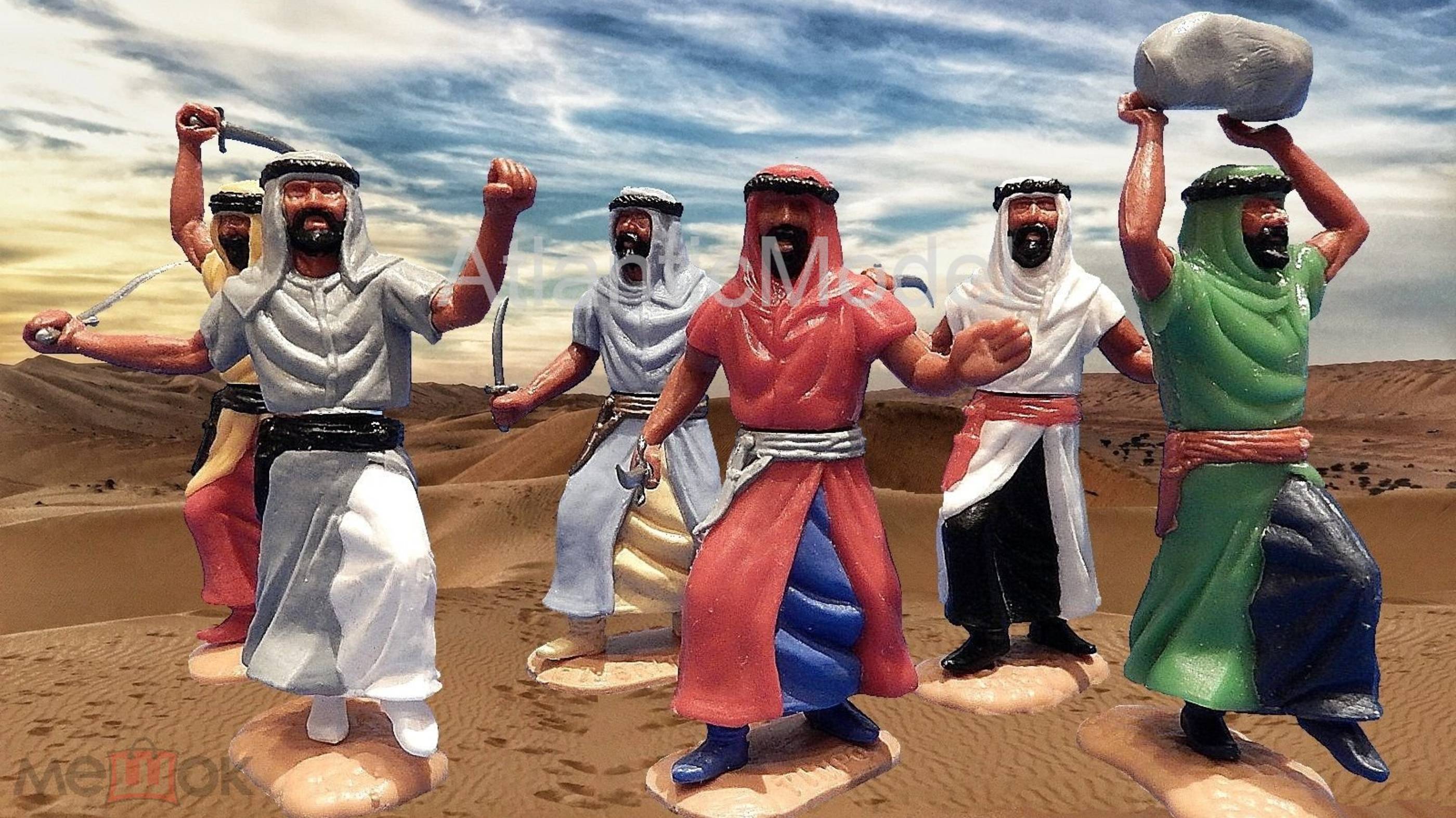 солдатики Timpo №38 Арабы пешие 6 фигур 6 поз смотреть онлайн