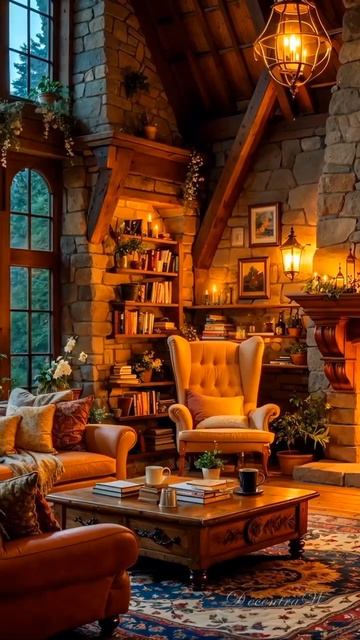 ▎Уютный дом в горах у озера 🏡🏞