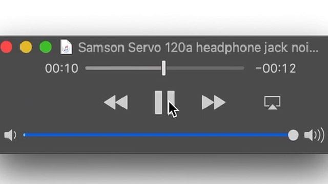 Samson Servo 120a headphone jack noise/hum смотреть онлайн