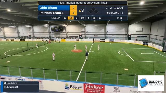 Ohio Bison @ Patriots Team 1 (2023.03.12) смотреть онлайн