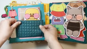 Тактильная книга Маруси #4года . Очень насыщенная фактурами. Часть 1 (г. Орск, Оренбургская обл.)