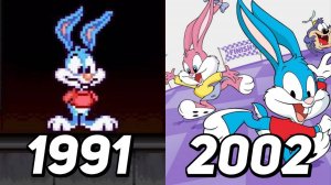 Эволюция игр про Приключения мультяшек (1991-2002)