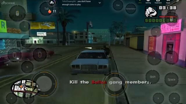 Grand Theft Auto: San Andreas PC Version Gameplay via Chikii Android (Drive - Thru) [Max Settings]