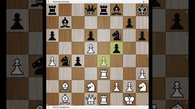 Kasparov vs Karpov | World Championship Match 1990 | Rd - 20 | France смотреть онлайн