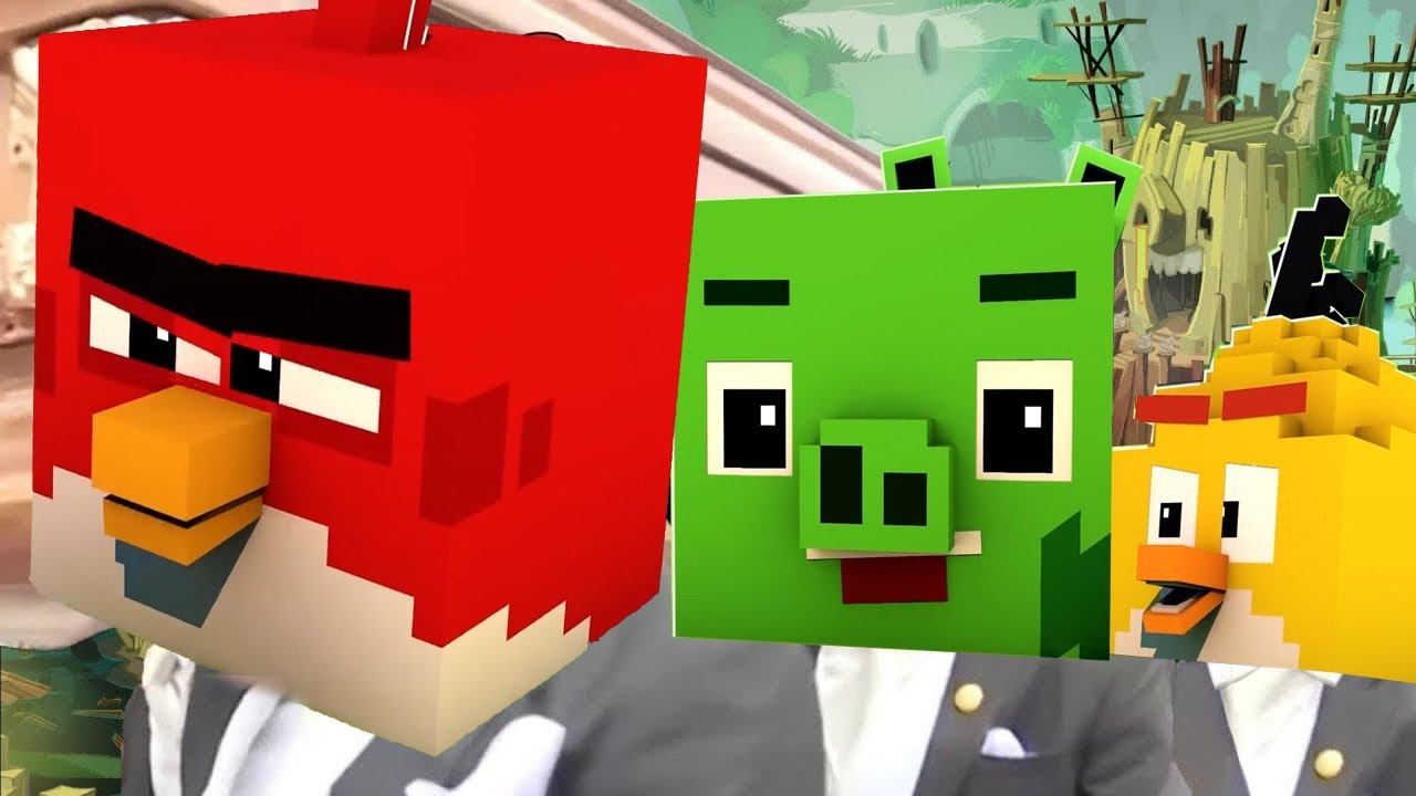 Angry Birds Play Minecraft - Coffin Dance Song (COVER) смотреть онлайн