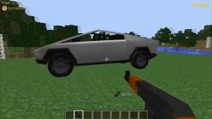 MINECRAFT TESLA CYBERTRUCK VS GTA 5 TESLA CYBERTRUCK - Where is better