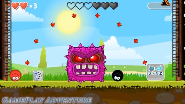 RED BALL 4: TOMATO & BLACK BALL 'FUSION BATTLE' with Volume 1 and 5 BOSSES New Update смотреть онлайн
