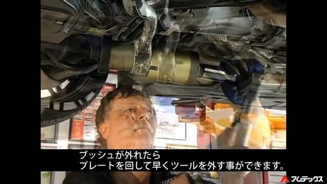 サスペンション ブッシュ交換/入替 プレスツール 使用方法 - AMTECS