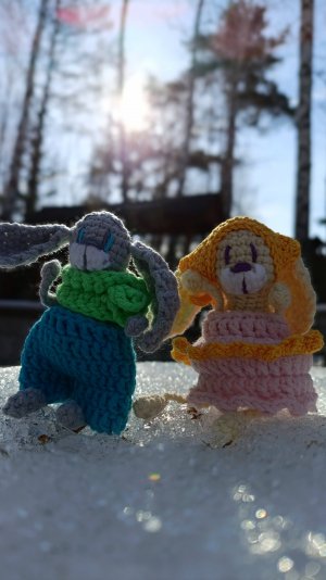Обзор на Ушастиков из серии "Игрушка за вечер или пока малыш спит" 🧶🐇