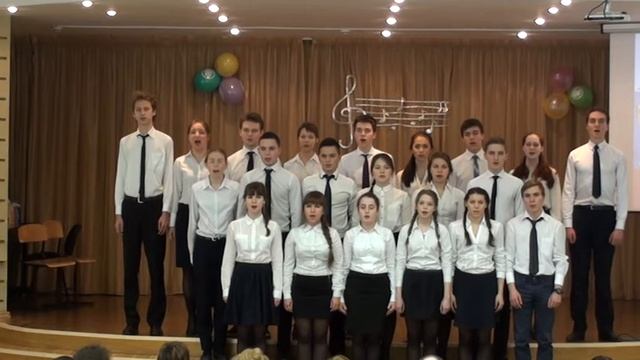 Патриотическая песня .Поёт 11 Г 122 гимназия Казань 2014г смотреть онлайн
