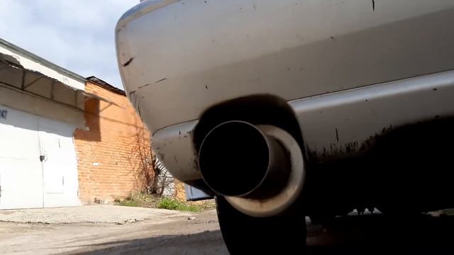 VolvoS70exhaust( S70 выхлоп на прямой 63мм трубе)