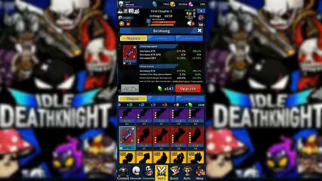 Perjalanan Si Kurus | Game Baru Idle Death Knight Gameplay Indonesia смотреть онлайн