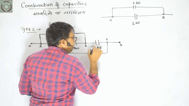 Class 12 l Electrostatics l Combination of Capacitor-2 l Airforce X/NDA/NEET by Shailendra Sir
