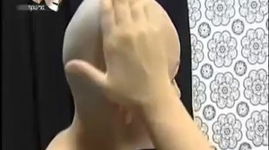 Self headshave Russian Girl - Bald Model