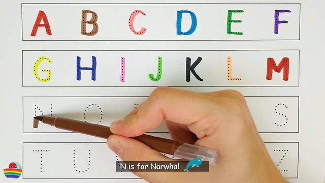 English Alphabet in Colors with Funny Illustrations смотреть онлайн