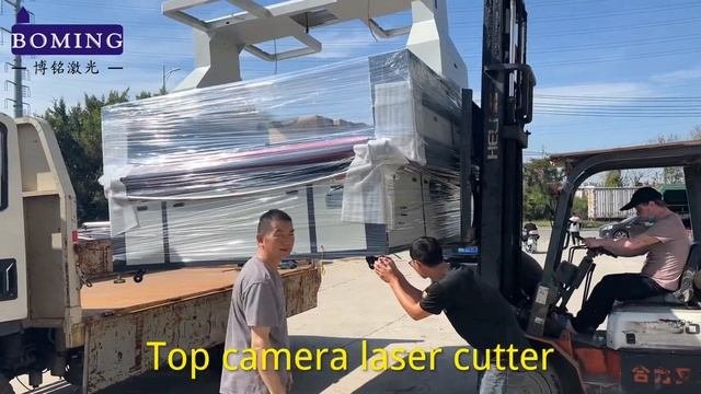 Jacquard Two Axis Top Camera Laser Cutter Shipped To Customer. WhatsApp/wechat:0086-13599259031.