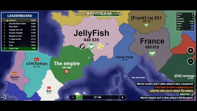 Интересные моменты игры в Territorial.io Territorial.io game смотреть онлайн