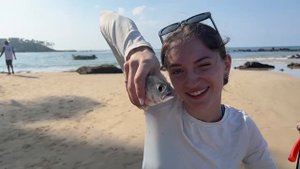 Рыбалка на Шри-Ланке Унаватуна и Мирисса. Океаническая рыбалка с берега. Отдых на Шри-Ланке.