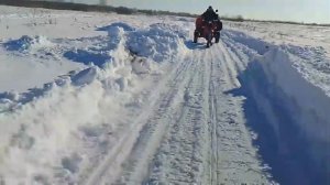 мотороллер муравей лыжа на переднем колесе