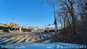 Дорога через пригород Чикаго — Skokie