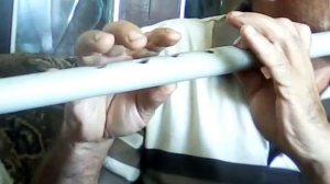 Самодельная флейта бансури из пвх