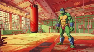 Шреддер устроил турнир боевой - черепашки ниндзя откроют его двери ногой! TMNT - TF (NES/Dendy).