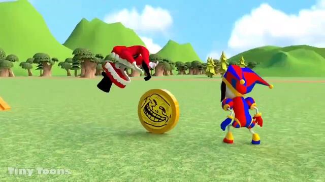 tiny toons the amazing digital circus but throw voices смотреть онлайн