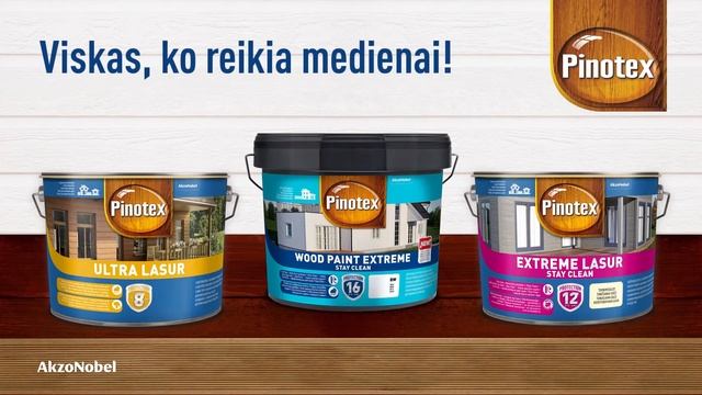 Medienos apsauga iki 16 metų | Spalvų sala | PINOTEX