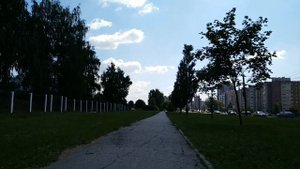 Нижний Новгород, вид снизу. Деловая ост - Тубдиспансер ост (чёт сторона)