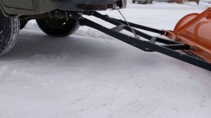 Отвал для снега на УАЗ (буханка, козел, хантер, головастик, патриот)