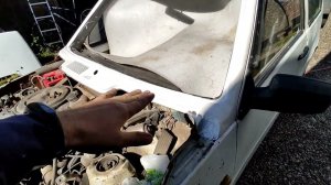 Ока . замена лобового стекла. #авторемонт #ока