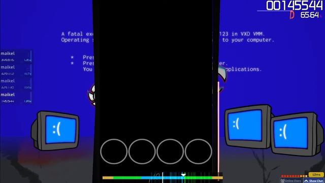 Osu Mania! Termination (BF Side) 207 Misses .-. & 63,59 Accuracy смотреть онлайн