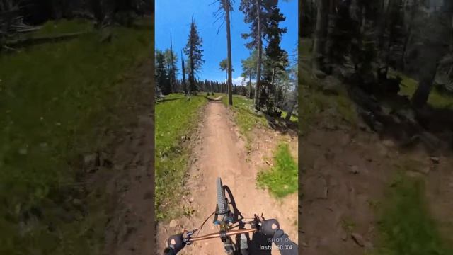 Downhill Angel Fire, the video is not in slow motion, I’m slow