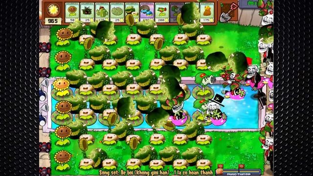 99 Yeti Zombie, Gargantuar Zombie, Flag Zombie - Plants vs Zombies смотреть онлайн