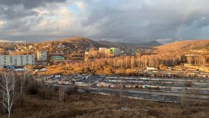 Радуга на закате