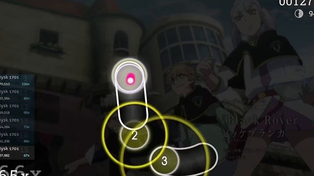 OSU! | Black Rover TV Size 1080 HD | Black Clover смотреть онлайн